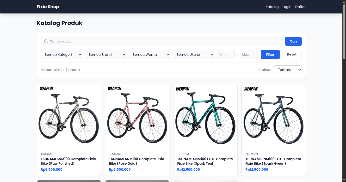 Fixie Shop screenshot 2
