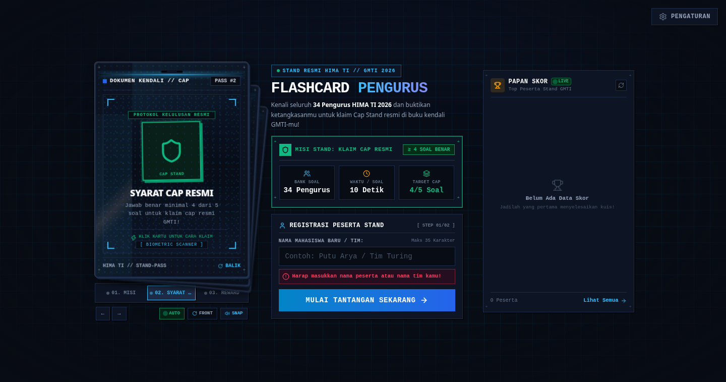 Minigames Flashcard screenshot 2